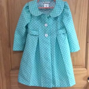 4T little girls Bonnie Jean 50’s coat